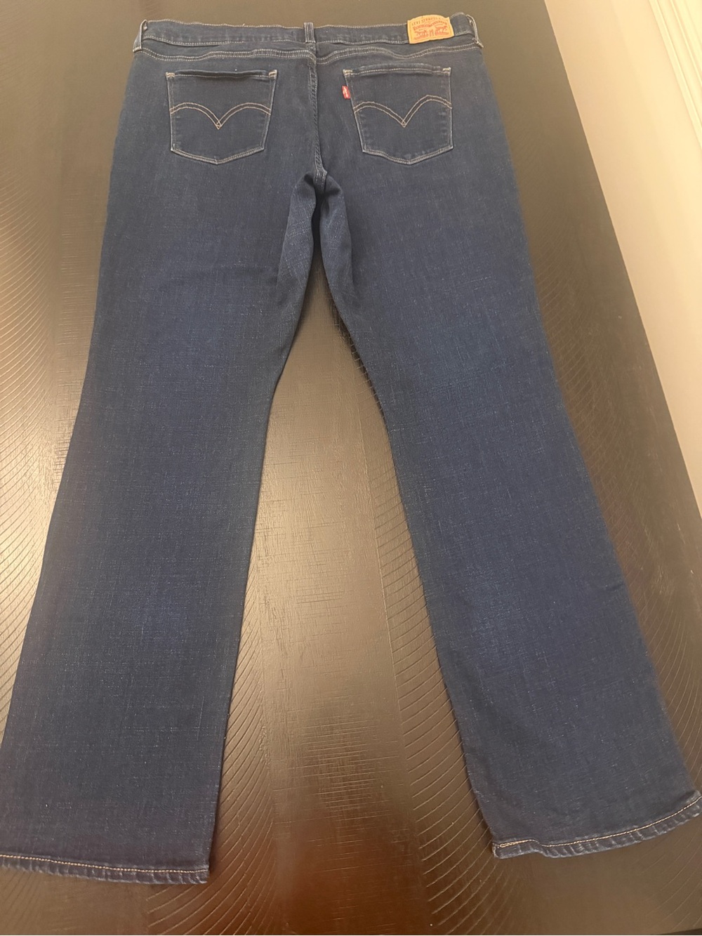 Levi’s 415 Classic Bootcut Dark Wash Cotton Blend Western Jeans Women Sz 18W - Picture 4 of 8